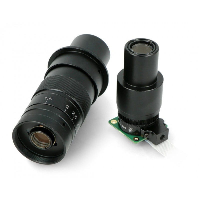 Obiektyw mikroskopowy 300X C mount - do kamery Raspberry Pi - Seeedstudio 114992279