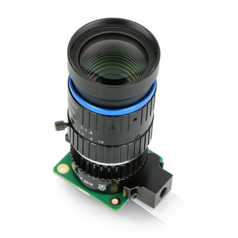 Teleobiektyw 50mm C mount 8MPx - do kamery Raspberry Pi - Seeedstudio 114992276
