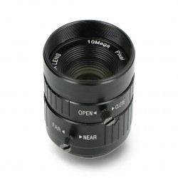 Obiektyw wąskokątny 10Mpx 25mm C Mount  - do kamery Raspberry Pi - Seeedstudio 114992274