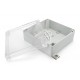 Obudowa plastikowa Kradex ZP150.150.60 JD PC z uszczelką i mosiężnymi tulejkami IP67 - 150x150x60mm jasna Obudowa plastikowa Kradex ZP150.150.60 JD PC z uszczelką i mosiężnymi tulejkami IP67 - 150x150x60mm jasna