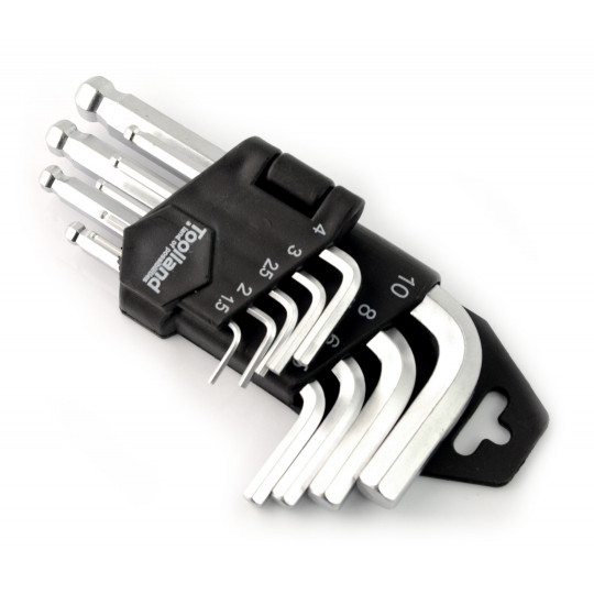 Набір шестигранних ключів 1,5-10 мм - 9 шт.