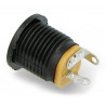 Gniazdo DC φ5.5 x 2.1 mm do obudowy - 12mm - zdjęcie 3