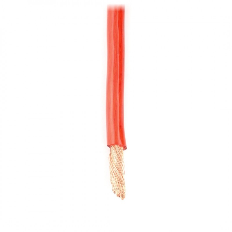 Profesjonalny przewód zasilający Blow 6AWG - czerwony - rolka 25m