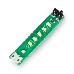 Kitronik USB LED strip with power switch