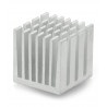Aluminiowy radiator dla Raspberry Pi 3 - 15x15x15mm - wysoki - zdjęcie 2