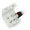 Konektor do taśm i pasków LED 10mm 2 pin - DC 5,5/2,1mm - zdjęcie 3