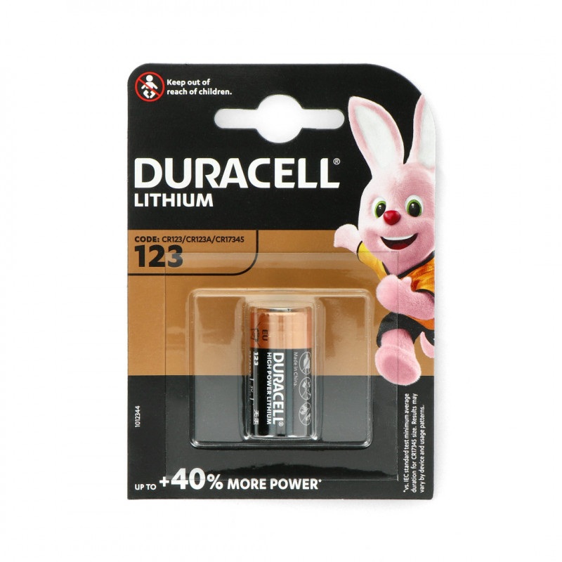 Bateria litowa Duracell - CR123 3V