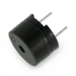 Buzzer bez generatora 5V 12mm - THT