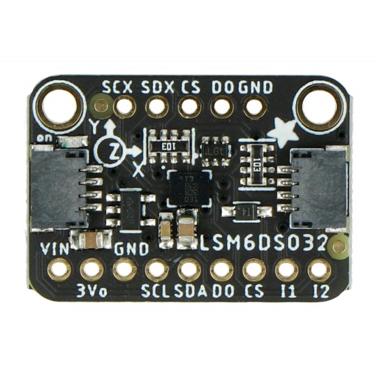 LSM6DSO32 6DoF IMU - 3-осьовий акселерометр і гіроскоп - Adafruit 4692