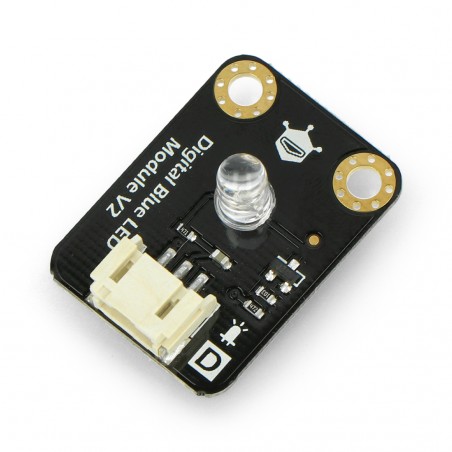 Moduł z niebieską diodą LED - DFRobot Gravity Moduł z niebieską diodą LED - DFRobot Gravity