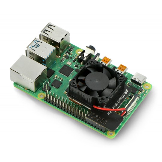 Міні-вентилятор Argon для Raspberry Pi 4B з вимикачем та радіатором