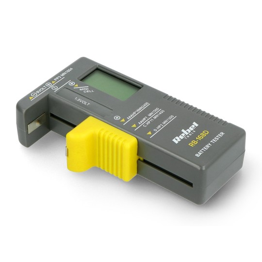 Цифровий тестер акумуляторів REBEL RB-168D