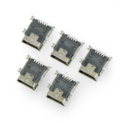 Gniazdo miniUSB typu B - SMD