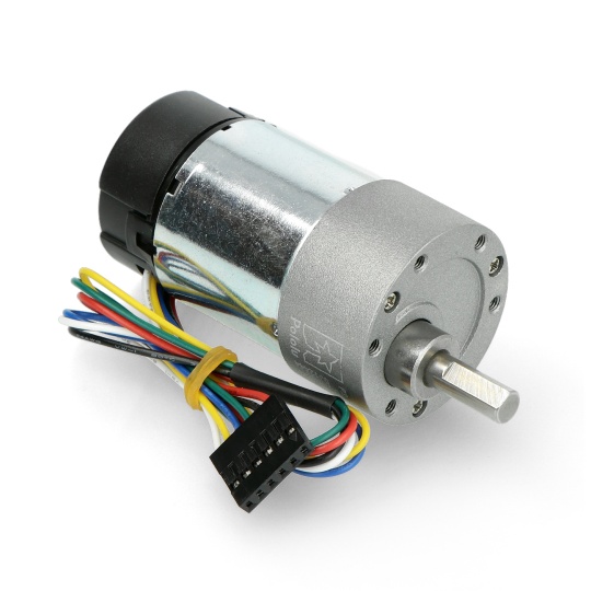 Мотор-редуктор 6,3:1 37Dx65L 24V 1600 об/хв + енкодер CPR 64 - Pololu 4698