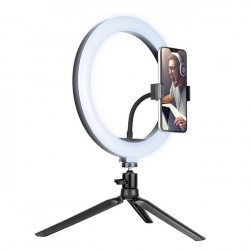 Lampa pierścieniowa RING 26cm z mini statywem - Tracer