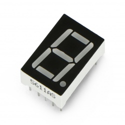 Wyświetlacz 7-segmentowy x4 - 14mm czerwony - wsp. katoda