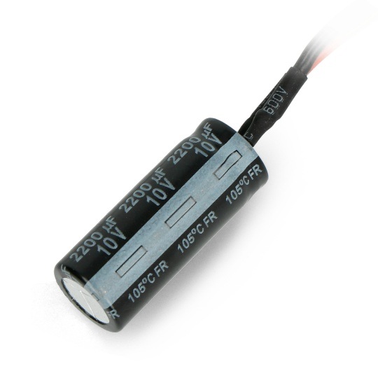 Kondensator elektrolityczny RX30 10V / 2200 µf z przewodem do serw