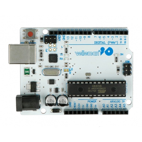 Płytka deweloperska Velleman ATmega328 UNO -kompatybilna z Arduino Płytka deweloperska Velleman ATmega328 UNO -kompatybilna z Arduino