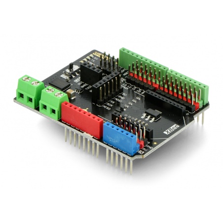 DFRobot Gravity: IO Expansion & Motor Driver Shield dla Arduino 12V/1,2A DFRobot Gravity: IO Expansion & Motor Driver Shield dla Arduino 12V/1,2A