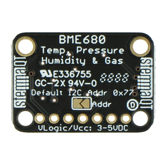 BME680 — датчик температуры, влажности, давления и газа по протоколам I2C/SPI — STEMMA QT/Qwiic — Adafruit 3660