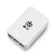 Obudowa Raspberry Pi Model 3B+ / 3B / 2B RS - biała z klapką