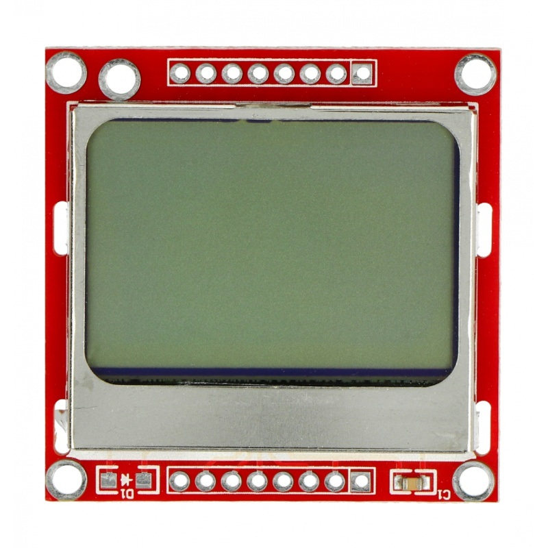 Wyświetlacz LCD graficzny 84x48px - Nokia 5110 - SparkFun LCD-10168
