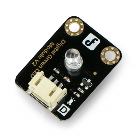 Moduł z zieloną diodą LED - DFRobot Gravity Moduł z zieloną diodą LED - DFRobot Gravity