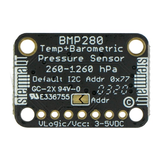BMP280 - цифровий барометр, датчик тиску 110 кПа I2C/SPI 3-5 В - STEMMA QT - Adafruit 2651