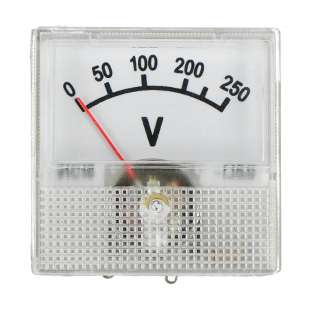 Woltomierz analogowy 91C16 Mini - 250V Woltomierz analogowy 91C16 Mini - 250V