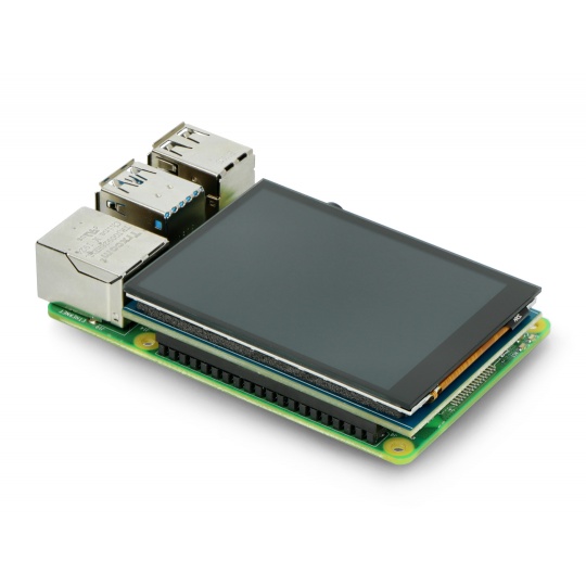 2,8-дюймовий IPS-ємнісний сенсорний РК-екран 480x640 пікселів DPI GPIO для Raspberry Pi - Waveshare 18628