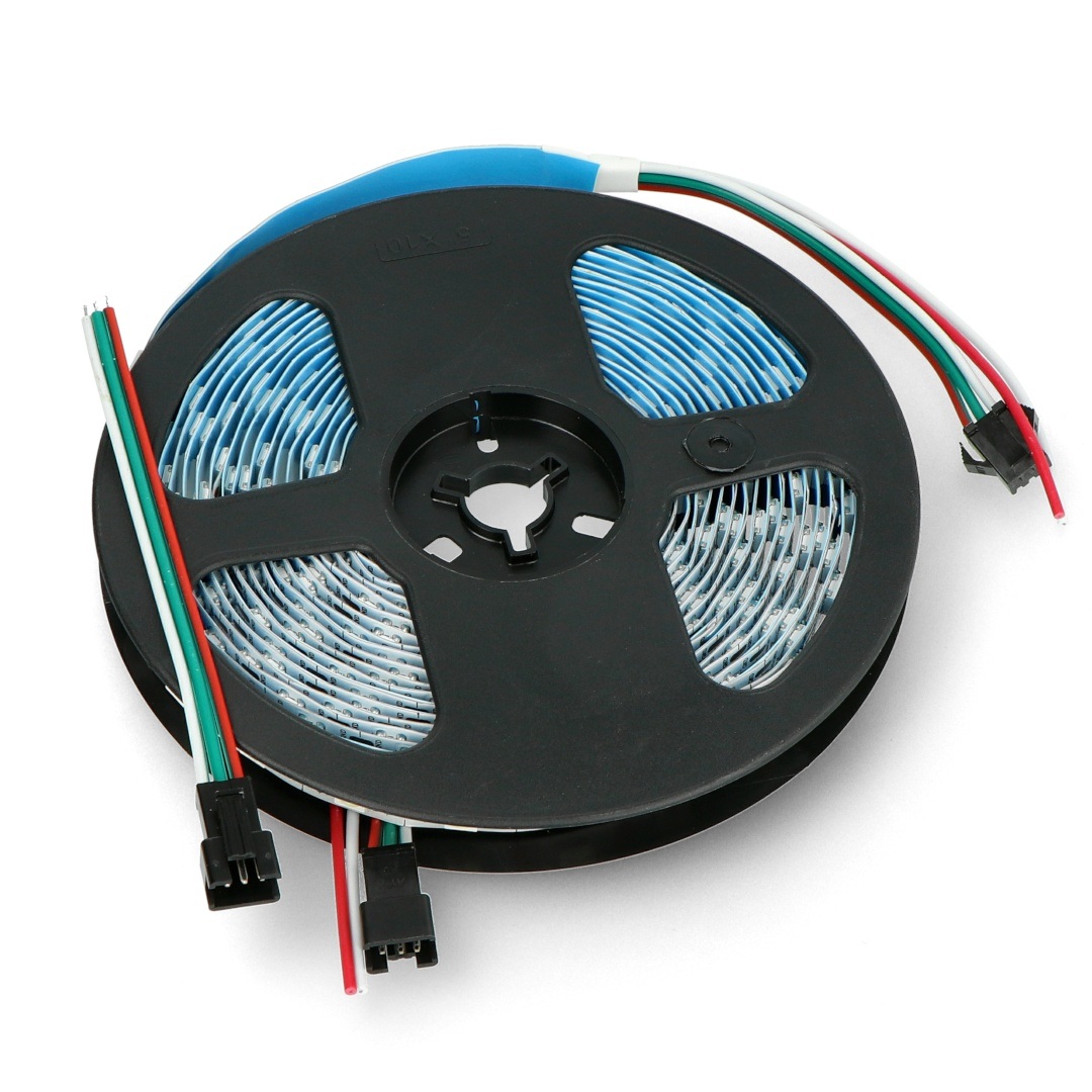 Pasek LED RGBCW SK6812 - cyfrowy, adresowany - IP30 60 LED/m, 5V - 5m