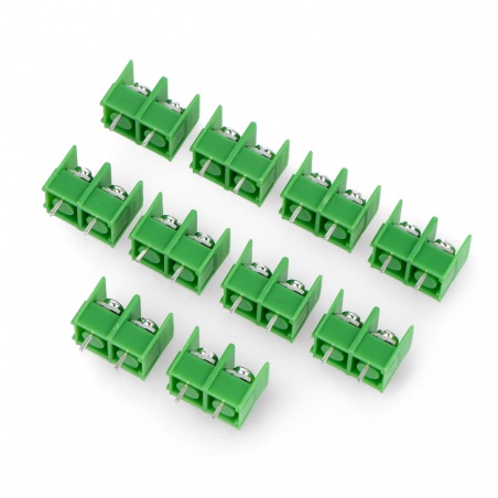 Listwa barierowa do PCB, 2-pinowa, raster 8,5mm - 10szt. Listwa barierowa do PCB, 2-pinowa, raster 8,5mm - 10szt.
