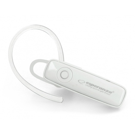 Słuchawka douszna Bluetooth Celebes Esperanza EH184W - biała