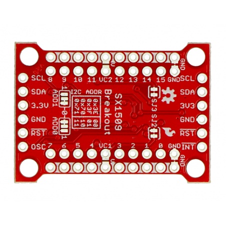 SX1509 - ekspander wyprowadzeń 16 I/O dla Arduino - SparkFun BOB-13601 SX1509 - ekspander wyprowadzeń 16 I/O dla Arduino - SparkFun BOB-13601