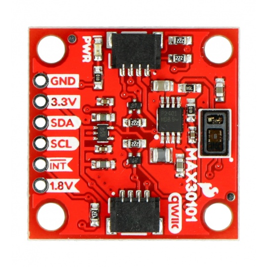 MAX30101 - мультисенсор - відстань, пульс, дим - SparkFun SEN-16474