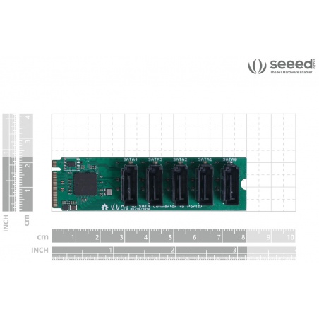 Konwerter PCIe 3.0x2 M.2 NGFF Key B na SATA 3.0 6 Gb/s - 5 Konwerter PCIe 3.0x2 M.2 NGFF Key B na SATA 3.0 6 Gb/s - 5