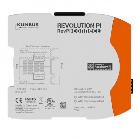 Revolution Pi RevPi Connect+ 32GB eMMC - moduł PLC