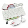 Desktop Kit zestaw Raspberry Pi 4B 4GB RAM z obudową oraz klawiaturą i myszką czerwono-białą - zdjęcie 1