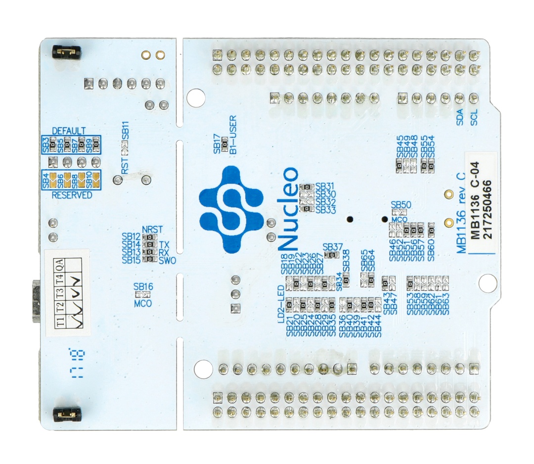 STM32 NUCLEO-L476RG - z MCU STM32L476RGT6 ARM Botland - Sklep dla robotyków