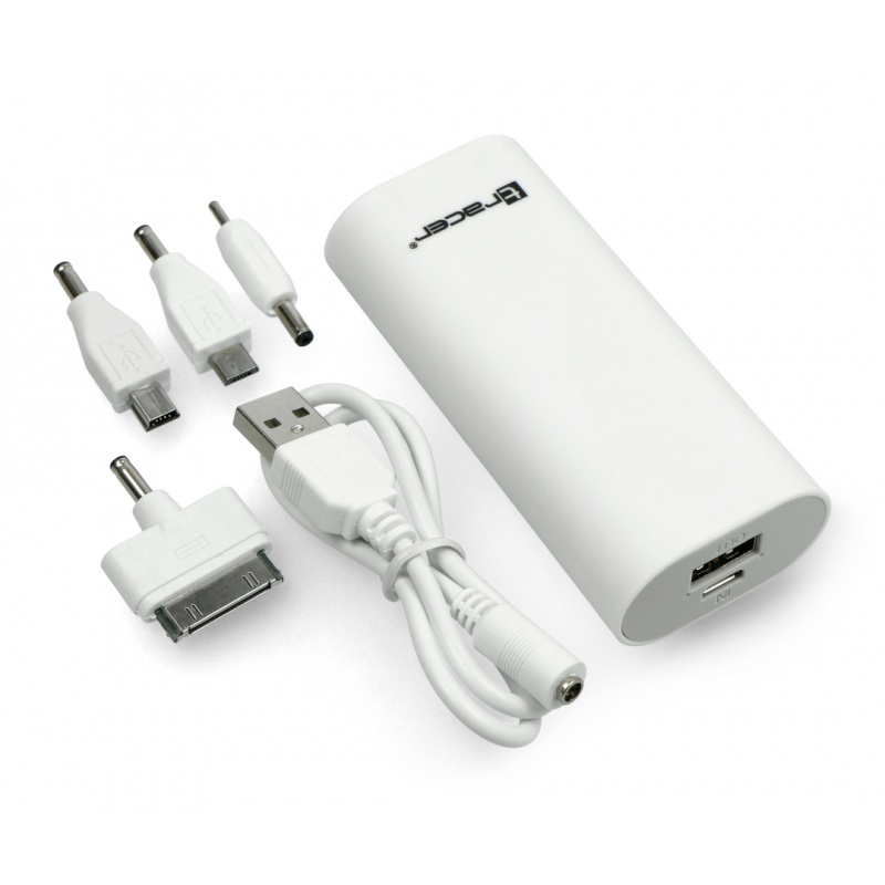 Mobilna bateria PowerBank TRACER 5200mAh V2 biały