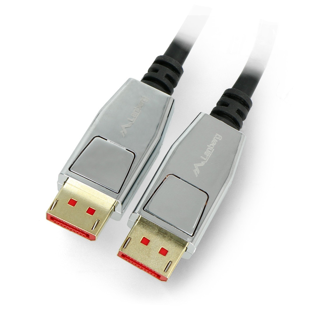 						Przewód DisplayPort męski 20pin v1.4 8K Lanberg czarny - 1m