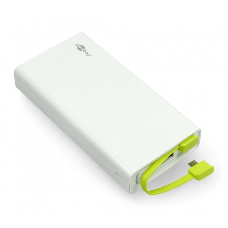 Mobilna bateria PowerBank Goobay 20.0 72204 - 20000mAh - biały