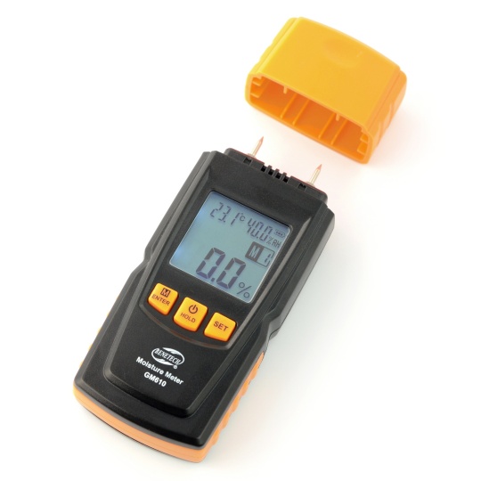 Вимірювач вологості та температури палива/гіпсу Benetech GM610