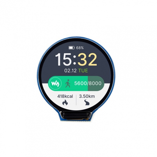 Загальний РК-дисплей IPS 1.28 дюйма 240 x 240 пікселів - для Raspberry Pi та Arduino - круглий - Waveshare 19192