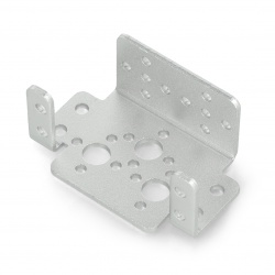 Aluminiowy uchwyt do serwa Feetech FK-MB-001 - srebrny