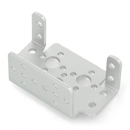 Aluminiowy uchwyt do serwa Feetech FK-MB-001 - srebrny Aluminiowy uchwyt do serwa Feetech FK-MB-001 - srebrny