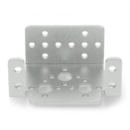 Aluminiowy uchwyt do serwa Feetech FK-MB-001 - srebrny Aluminiowy uchwyt do serwa Feetech FK-MB-001 - srebrny