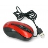 Mysz optyczna Esperanza TM-103R czerwona USB Hornet Titanium - zdjęcie 3