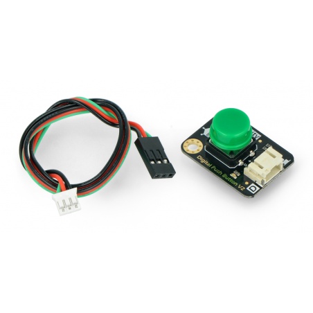 DFRobot Gravity - cyfrowy przycisk Tact Switch - zielony DFRobot Gravity - cyfrowy przycisk Tact Switch - zielony