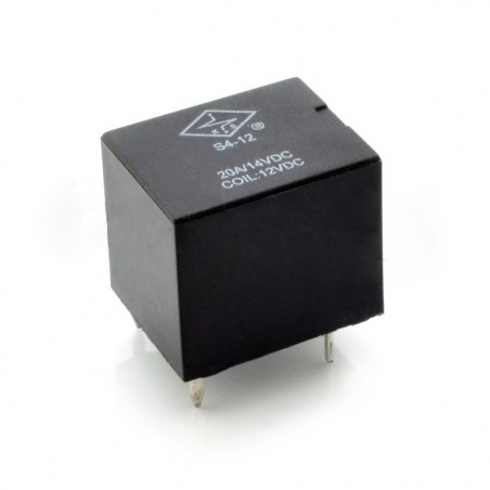 Przekaźnik S4-12 - cewka 12V, styki 20A/14VDC Przekaźnik S4-12 - cewka 12V, styki 20A/14VDC